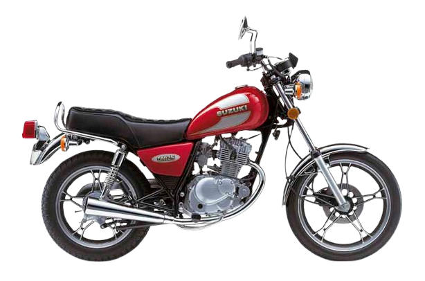 【2000~10年式】GN125|レッド