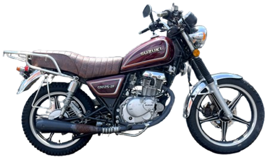 【2017～20年式】GN125-2F｜ブラウン