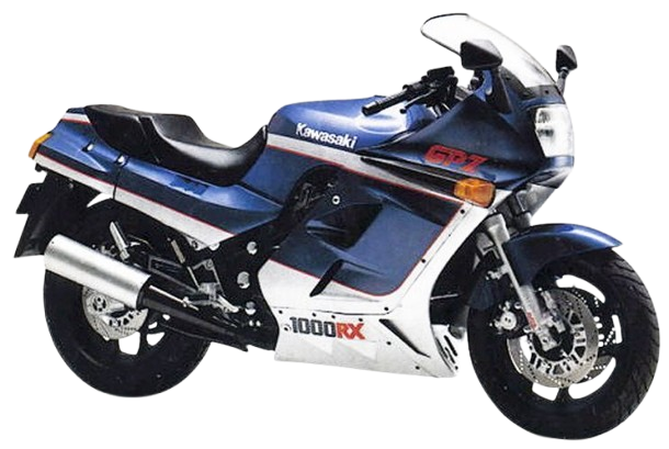 【1986年式 A1】GPZ1000RX|ルミナスポラリスブルー × ギャラクシーシルバー