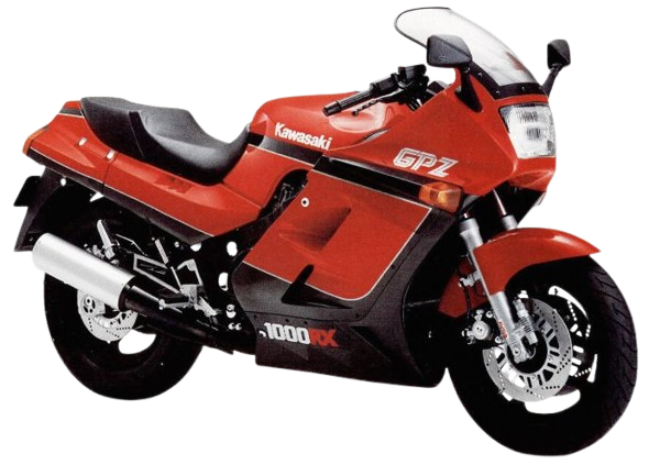 【1987年式 A2】GPZ1000RX｜ファイアークラッカーレッド