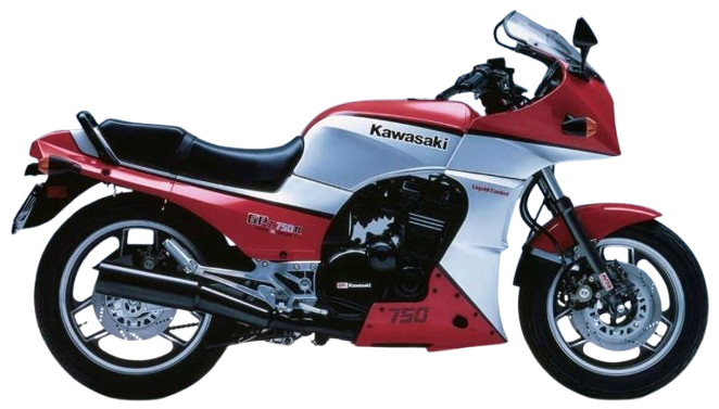 【1985年式】GPZ750R｜ファイアークラッカーレッド×ギャラクシーシルバー