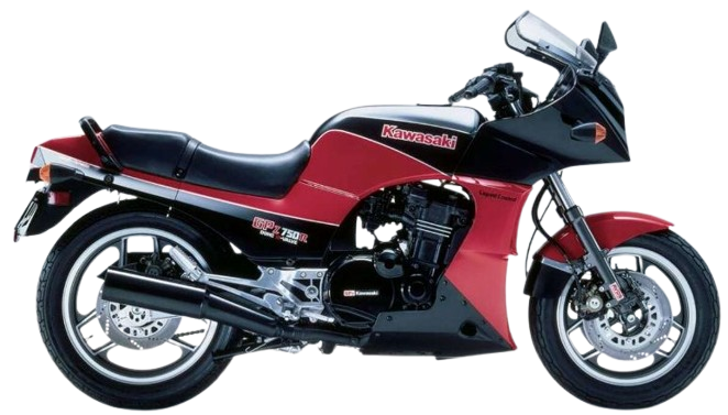 GPZ750R【1984～86年】｜1984年式 エボニー×ファイアークラッカーレッド