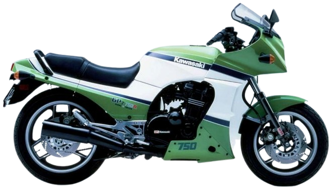 GPZ750R【1984～86年】｜1985年式 ライムグリーン×ポーラーホワイト