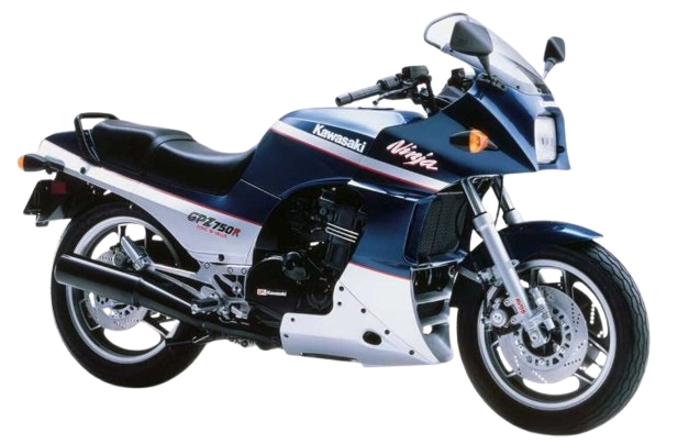 GPZ750R【1984～86年】｜1986年式 ルミナスポラリスブルー×ギャラクシーシルバー