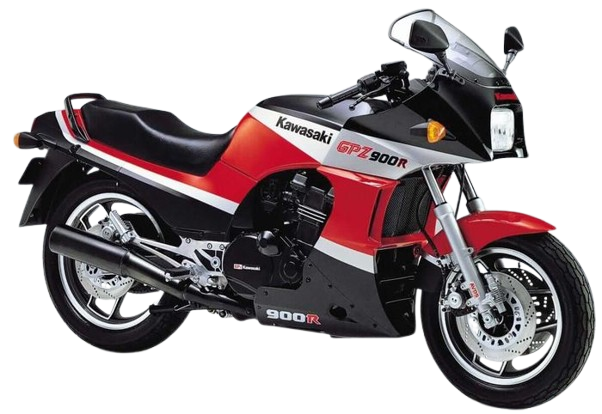 【1986年式 A3】GPZ900R(Ninja)｜エボニー×ファイアークラッカーレッド（欧州仕様）