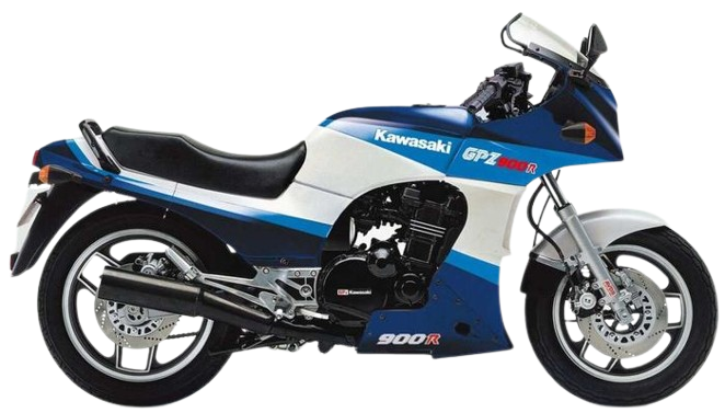 【1986年式 A3】GPZ900R(Ninja)｜ルミナスポラリスブルー×ギャラクシーシルバー（欧州仕様）