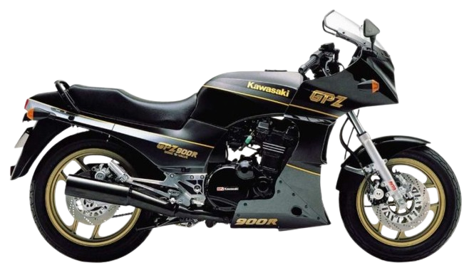 【1989年式 A6】GPZ900R(Ninja)｜エボニー×パールコスミックグレー（英国仕様）