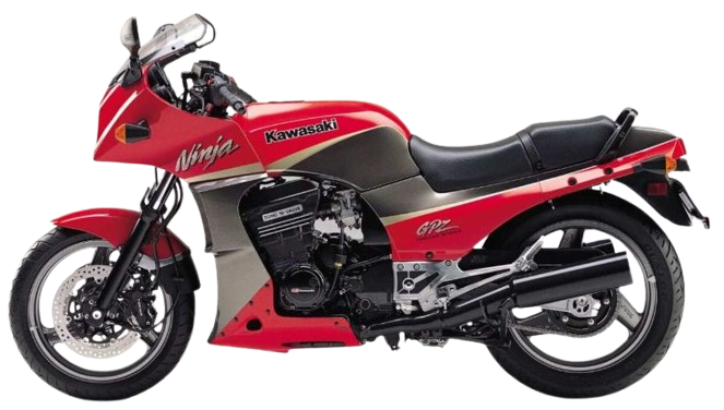【2000年式 A13】GPZ900R(Ninja)｜ファイアークラッカーレッド×メタリックグレーストーン（マレーシア仕様）