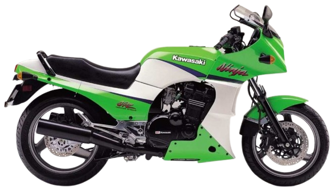 【2001年式 A14】GPZ900R(Ninja)｜ライムグリーン×パールアルペンホワイト（マレーシア仕様）