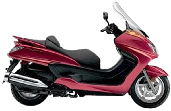 グランドマジェスティ400 【逆車 欧州仕様】|レッド