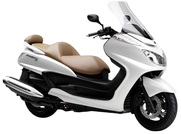グランドマジェスティ400【2005～11年】｜SH06J型【2008～11年式】 グリニッシュホワイトカクテル1