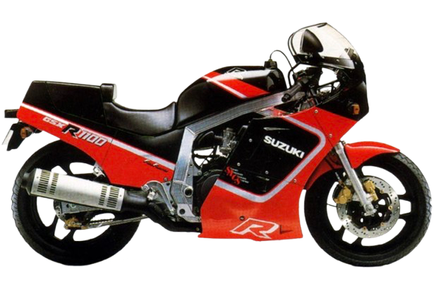 GSX-R1100【GU74｜1986～88年式】｜1987年式 スペースブラックNo.2/パールトゥインクルレッド