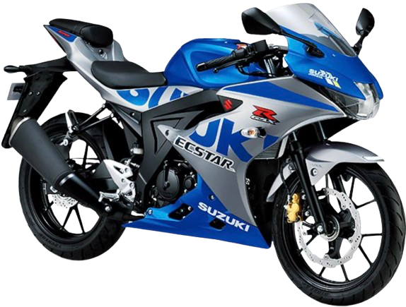 GSX-R125【2018~23年】|2020年式 ソラリスシルバー/トリトンブルーメタリック(スズキ創立100周年記念モデル)
