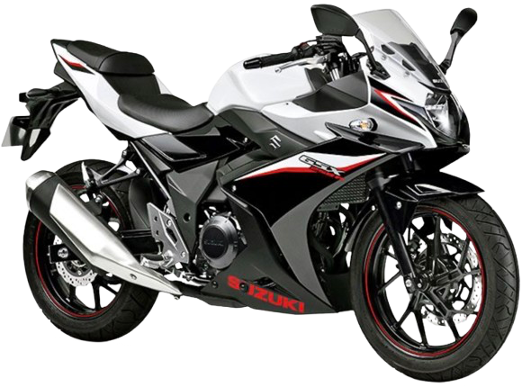 GSX250R【DN11A型 2017~21年】|パールグレッシャーホワイトNo.2/パールネブラーブラック(2020年モデル)(2020年モデル)