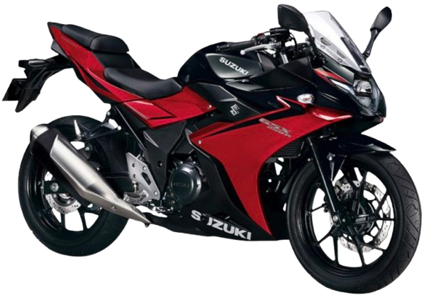 GSX250R【DN12B型 2023年~】|ダイヤモンドレッドメタリック/パールネブラーブラック(2024年モデル)
