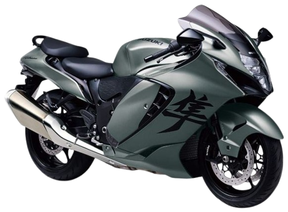 【2025年式 海外仕様】HAYABUSA|マットスティールグリーンメタリック/グラススパークルブラック