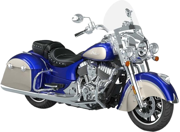 【2023年式】Indian スプリングフィールド｜Spirit Blue Metallic OVER Silver Quartz Metallic