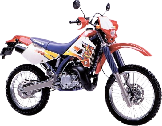 【1995年式 B2】KDX220SR|レッド