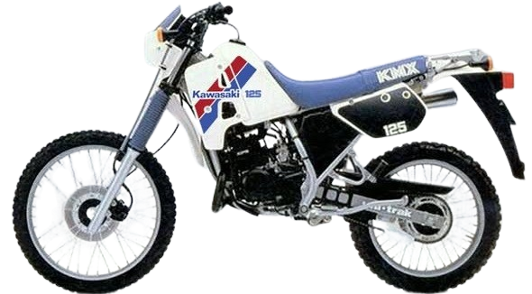 【1988年式 A3】KMX125｜ホワイト
