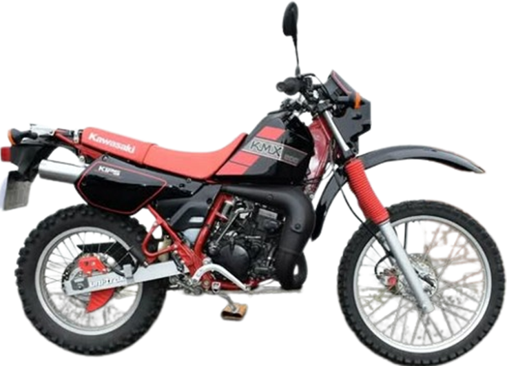 【1990年式 A4】KMX200|ブラック・レッド