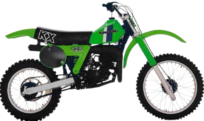 【1974~89年式】KX125|グリーン 1980年