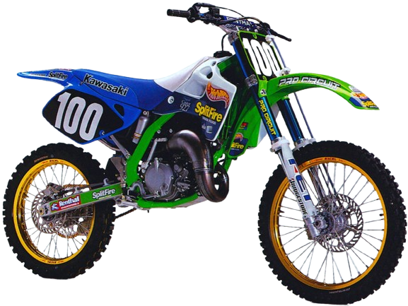 【1992~93年式 J1~J2】KX125|ブルー・ホワイト