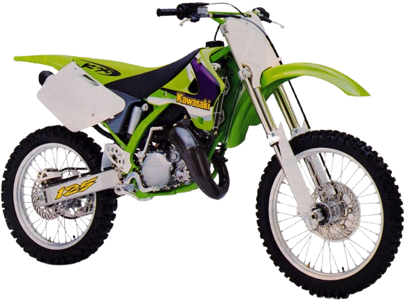 【1994~98年式 K1~K5】KX125|グリーン・ブラック 1998年