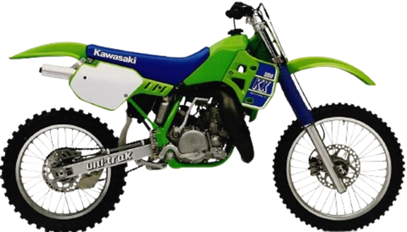 【1989年式 G型】KX250｜ライムグリーン