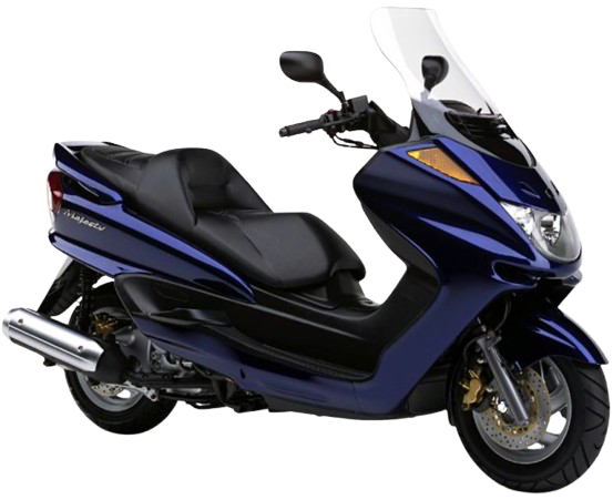 【2003年式】マジェスティ250|ダークパープリッシュブルーメタリックL