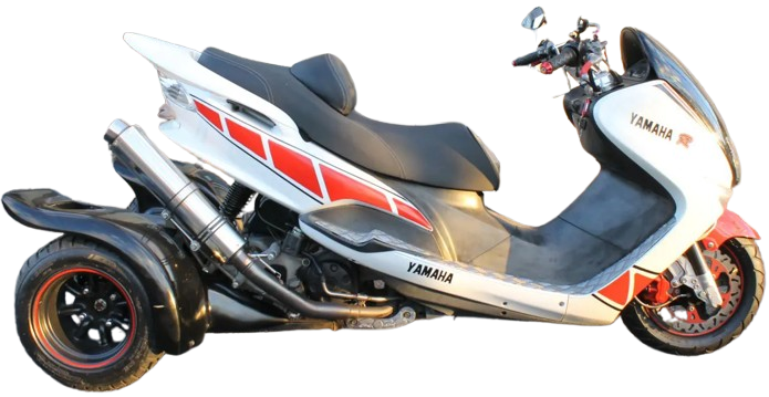 マジェスティ125Fi トライク｜ホワイト・レッド