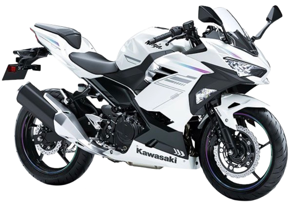 NINJA 400【2014~現行】|2023年式 パールブリザードホワイト/メタリックカーボングレー