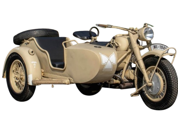 BMW R75【1941～46年】｜アフリカ戦線等向けのデザートイエロー