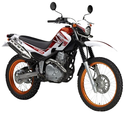セロー250【2005~20年式】|2016年式 パープリッシュホワイトソリッド1(ホワイト/オレンジ)