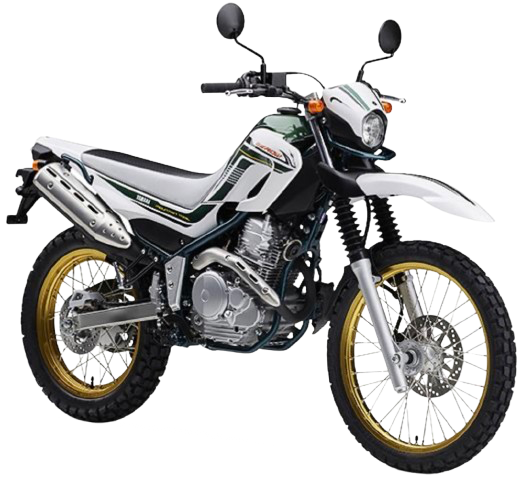 セロー250 (SEROW) 【DG31J|2018~20年式】|2020年式 ファイナル パープリッシュホワイトソリッド1(ホワイト/グリーン)