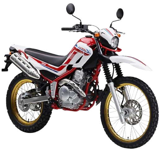 セロー250 (SEROW) 【DG31J|2018~20年式】|2020年式 ファイナル パープリッシュホワイトソリッド1(ホワイト/レッド)