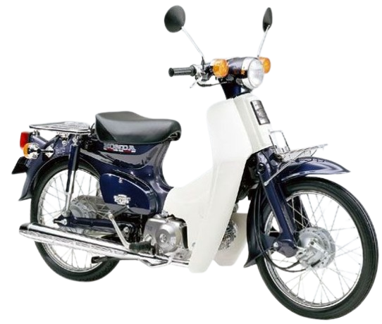 スーパーカブ50【C50|1966~98年式】|1998年式 パールバリュアブルブルー