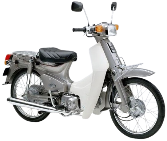 スーパーカブ50【C50|1966~98年式】|1986年式 ブーンシルバーメタリック