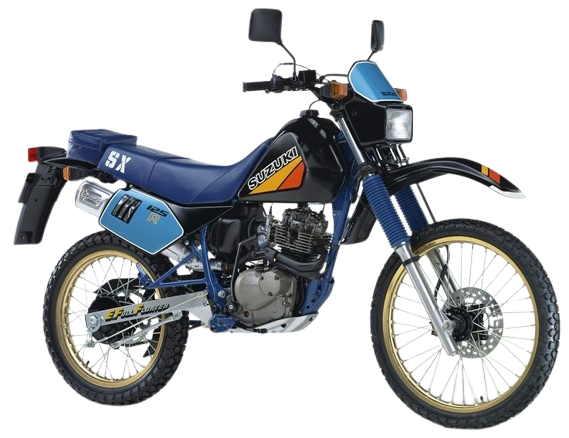 SX125R【1985～91年】｜1988～91年 バイオレントブルー
