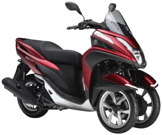 【2015年式】トリシティ125|マットディープレッドメタリック3