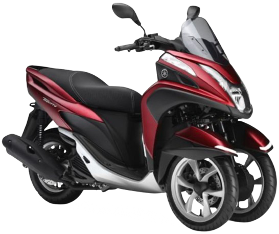 【2016年式】トリシティ125|マットディープレッドメタリック3