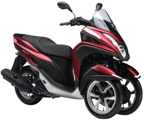 【2016年式】トリシティ125|マットディープレッドメタリック3(ABS仕様)