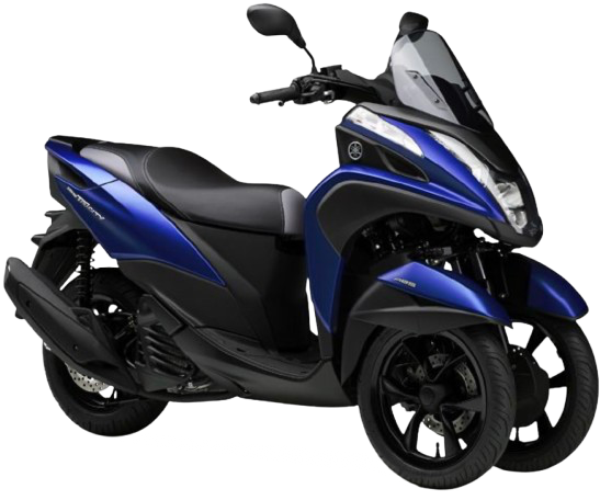 【2019年式】トリシティ155|マットビビッドパープリッシュブルーメタリック1