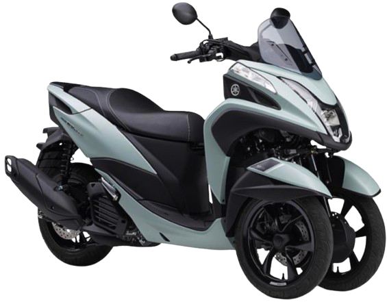 【2024年式】トリシティ155|マットライトグリーニッシュグレーメタリック1