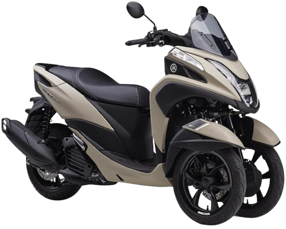 トリシティ155【2017~現行】|2023年式 マットイエローイッシュグレーソリッド1