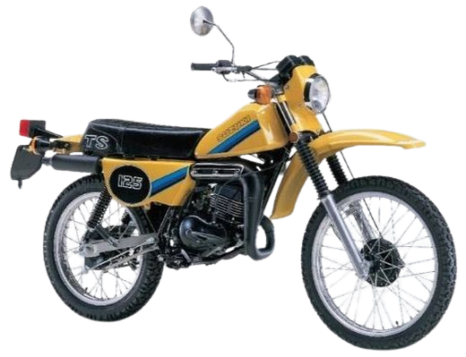 【TS1252型 1977～81年式】TS125｜チャンピオンイエロー