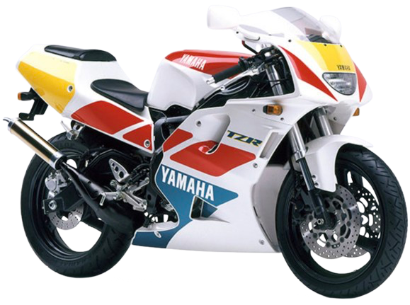 【1992年式】TZR250RS｜シルキーホワイト/ビビッドレッドカクテル1