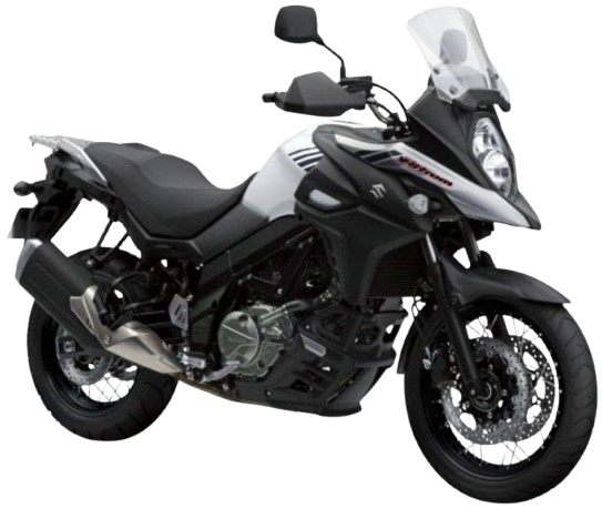 【2017~18年式】Vストローム650XT|パールグレッシャーホワイト(2017年モデル)