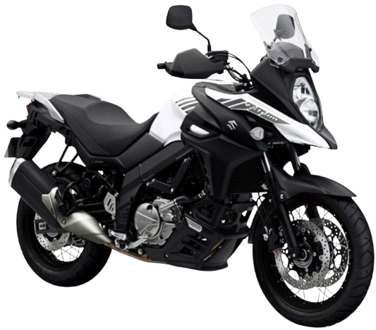 【2017~18年式】Vストローム650XT|パールグレッシャーホワイト(2018年モデル)