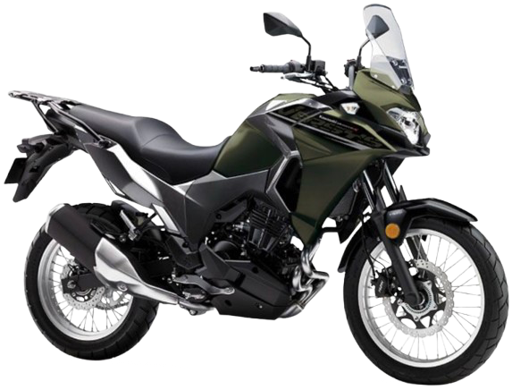 ヴェルシスX 250 (Versys-X)【2017～18年式】｜2018年式 メタリックマットカバートグリーン/メタリックグラファイトグレー