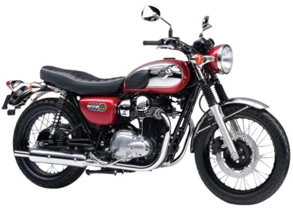 【2014年式】 W800｜キャンディパーシモンレッド（クロームエディション）